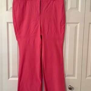 Lane Bryant Vibrant Pink Flare Pants